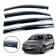 Дефлектори вікон Volkswagen Touran III 2015+ з нерж. хром полоскою